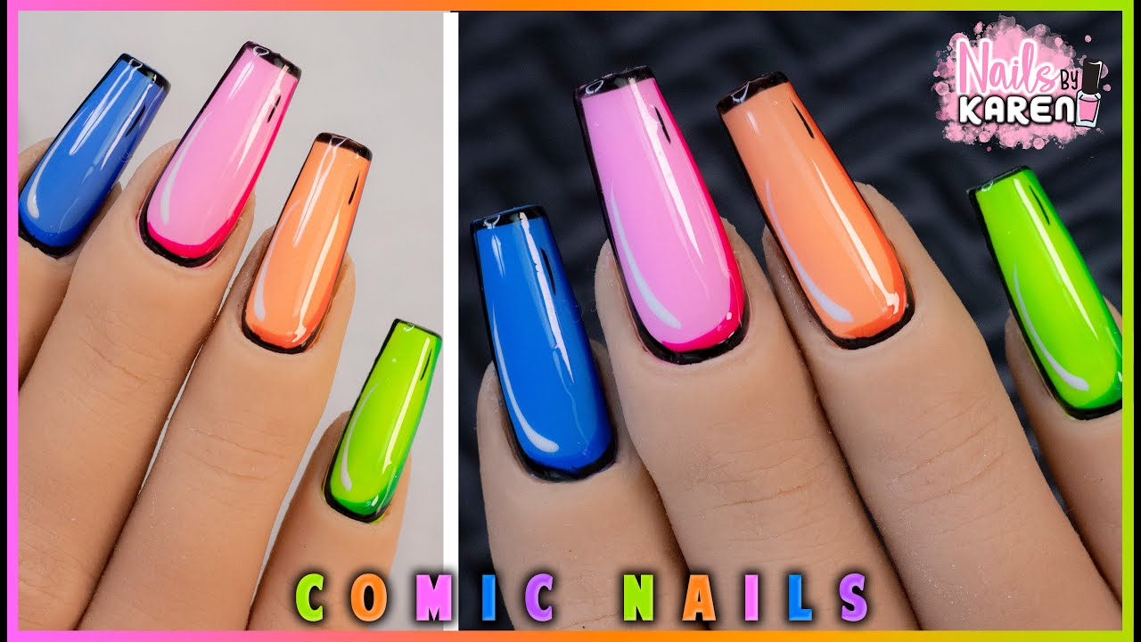Tendencia COMIC PopArt - Paso a Paso | NailsByKaren