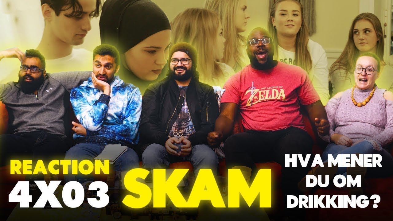 SKAM - 4x3 Hva mener du om drikking? (What do you think about drinking?) - Group Reaction