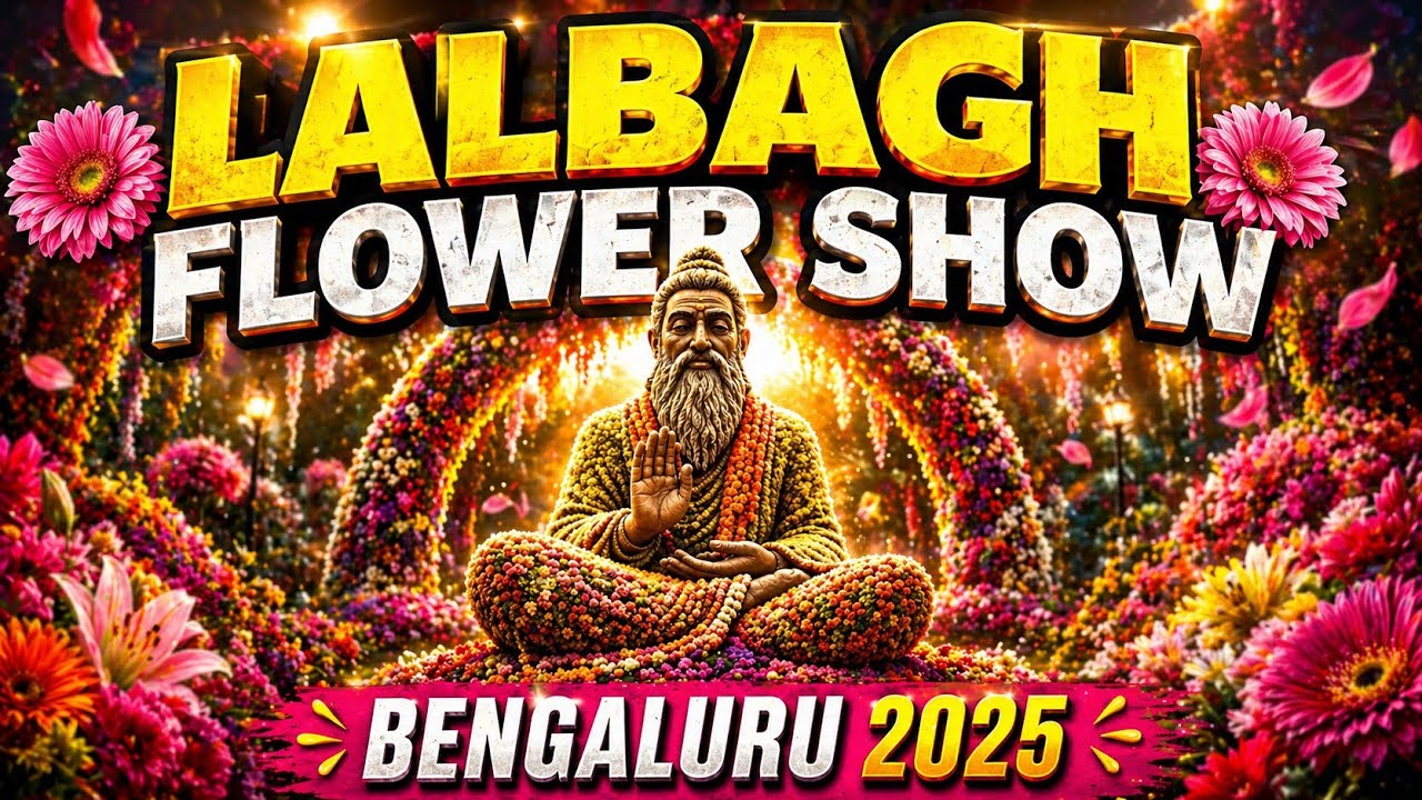 Lalbagh Botanical Garden | Flower Show January 2025