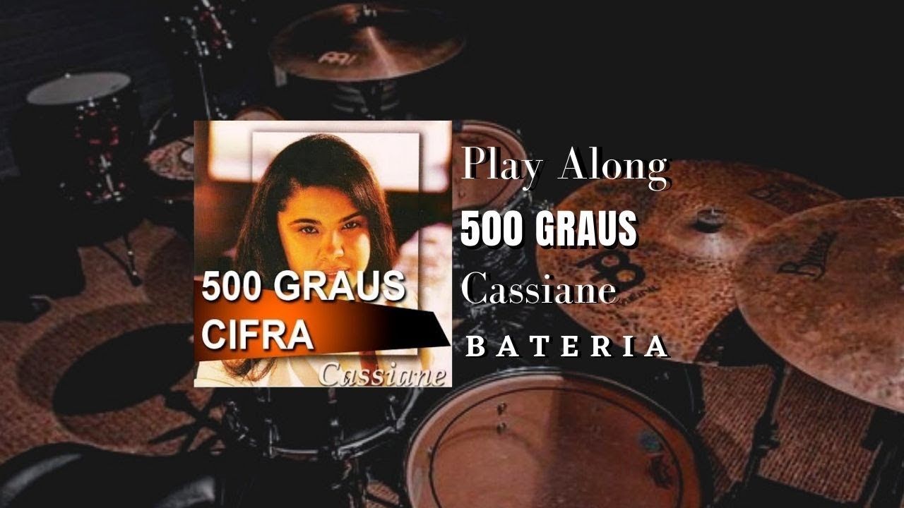 PLAY ALONG BATERIA GOSPEL (🥁500🔥GRAUS )🎙 CASSIANE 🎶 #SEM BATERIA#