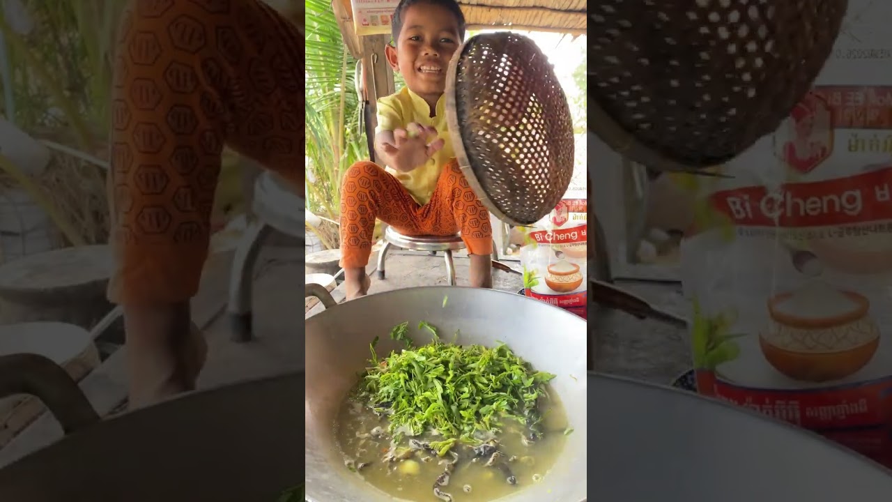 សម្លរដូនតា ម្ជូរកង្កែប ស្រែ @Travud 