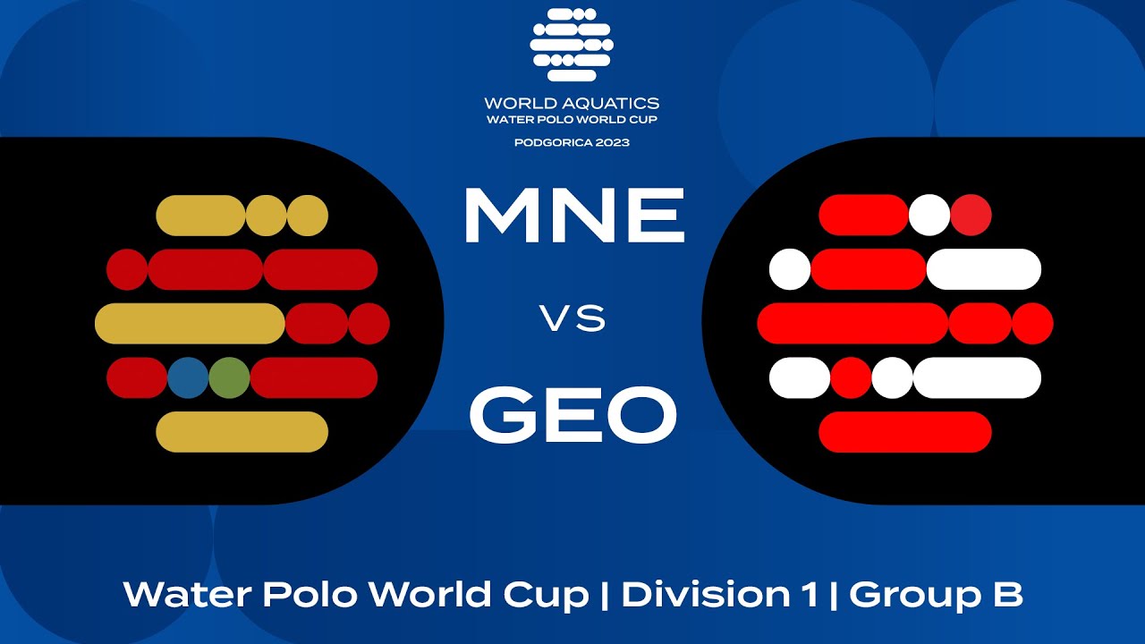LIVE | Montenegro vs Georgia | Water Polo World Cup 2023 | Group B