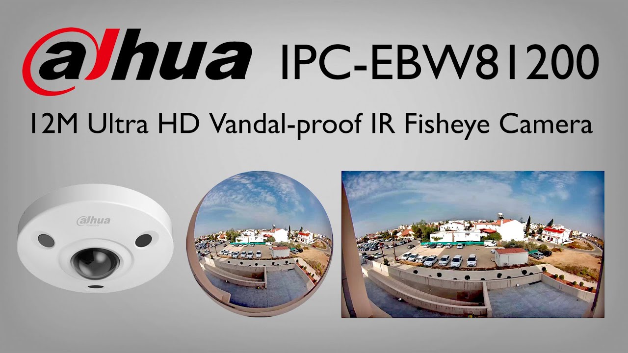 Dahua IPC EBW81200 12M Ultra HD Vandal proof IR Fisheye Camera
