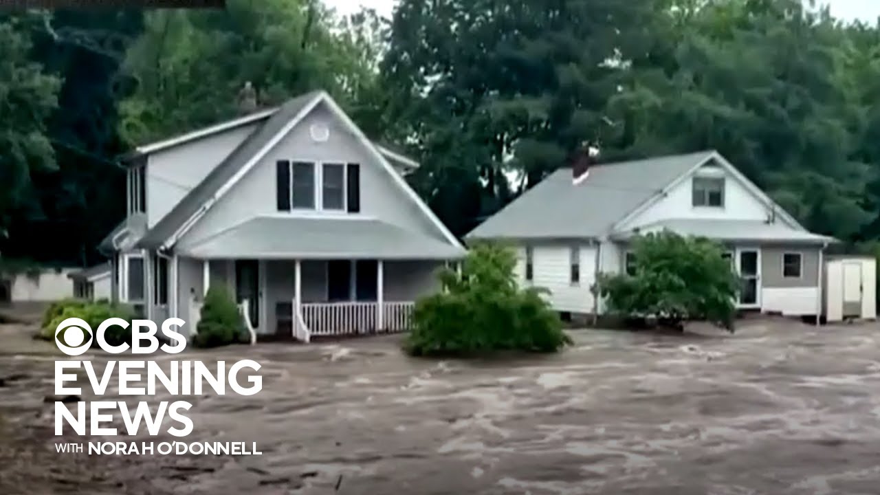 Torrential rain causes extensive flooding in Northeast