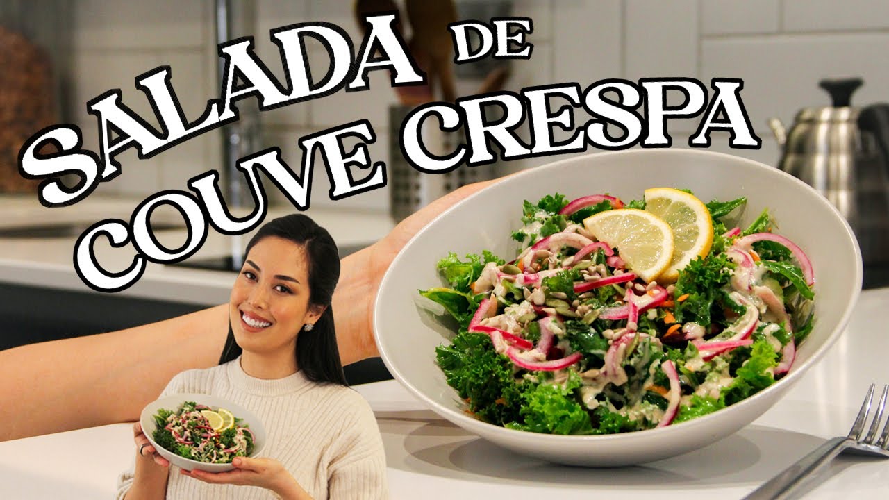 Salada de Couve Crespa *Muito Ferro e Prote&iacute;na*