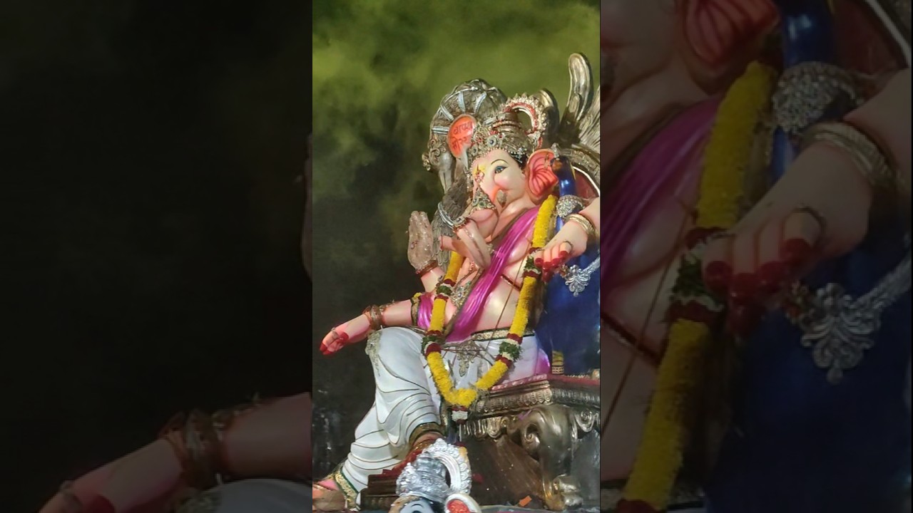 The Ganesh bids goodbye#nimarjan #khairatabadganeshimmersion#gamgamganesha#anjaneya#bhakti#devotion