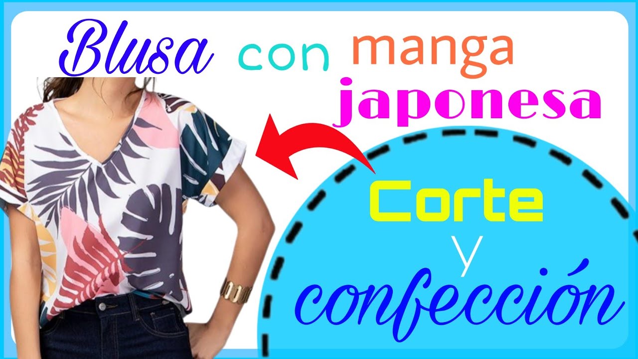 #13 💥Blusa con manga japonesa y costura francesa | corte y confección | paso a paso