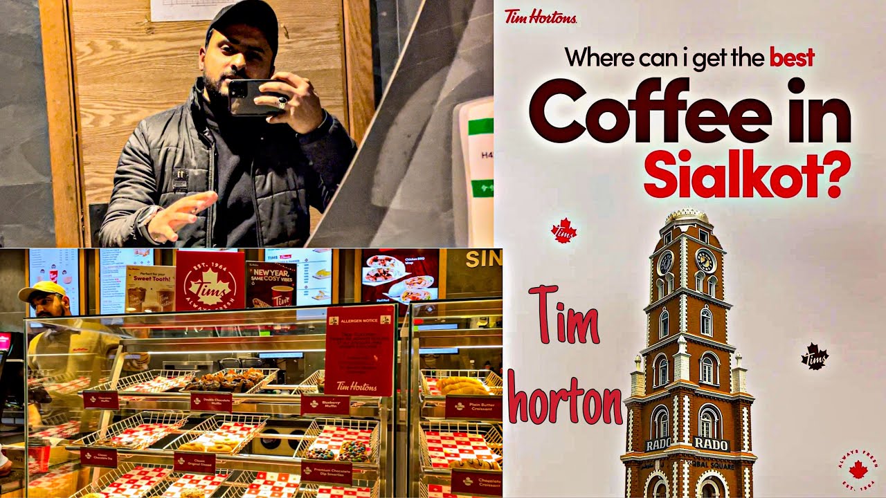 Timhortons in Sialkot|food in sialkot punjab |coffee brand in sialkot