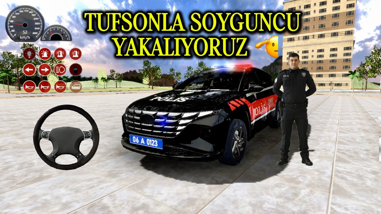 TUFSONLA SOYGUNCU YAKALIYORUZ 🚔🫡 | TÜRK POLİSİ ARABA OYNU #arabaoynu #türkpolisi #sonvitesgame 