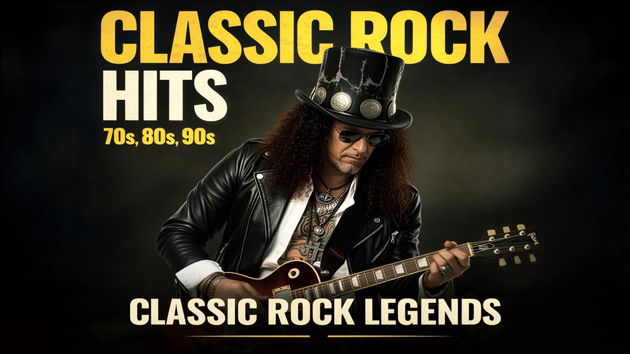 Ultimate Classic Rock Playlist 70s 80s 90s ⚡ Nirvana, Led Zeppelin, Bon Jovi, Aerosmith, U2, ACDC