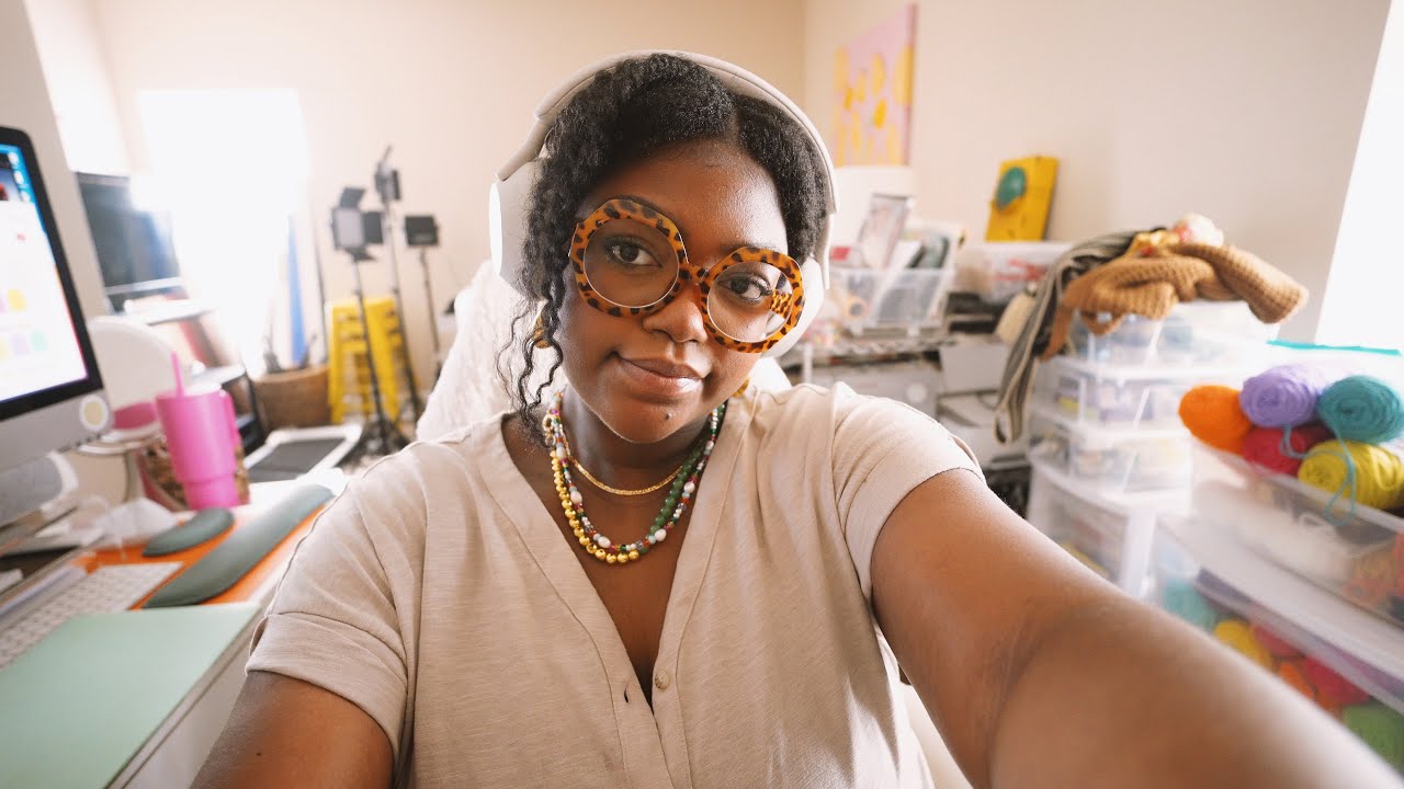 vlog ♡ growing my confidence, chasing my career dreams, crochet handbag, short passion twist