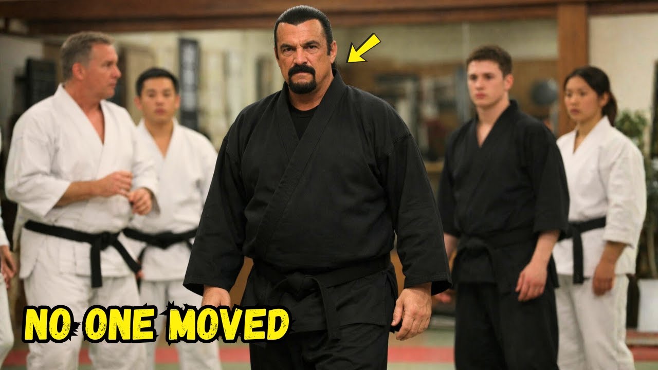 A MARTIAL ARTS CLASS WENT SILENT WHEN STEVEN SEAGAL STEPPED FORWARD