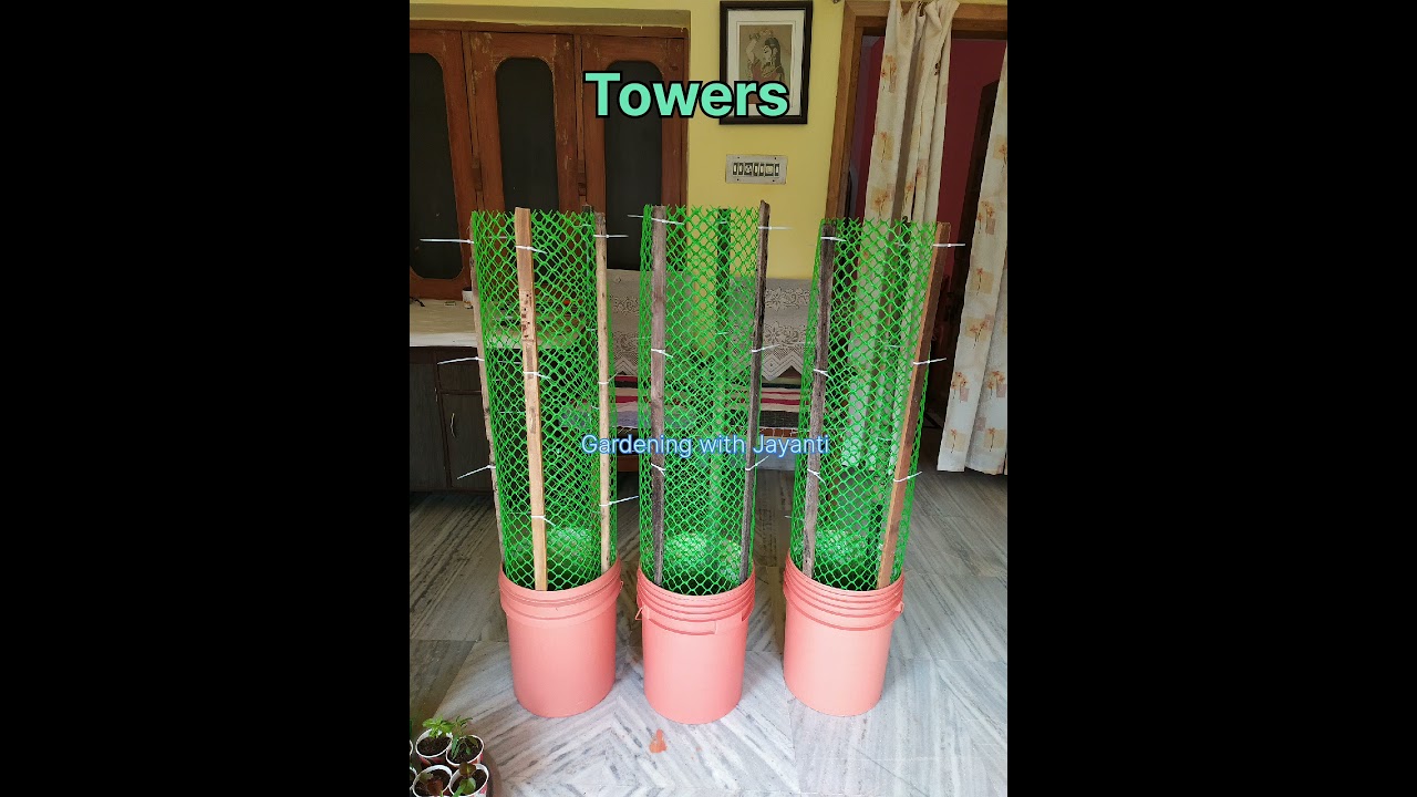 Making of Tower | EASY DIY method | Flower tower decoration idea #shorts #viral #yt #diy