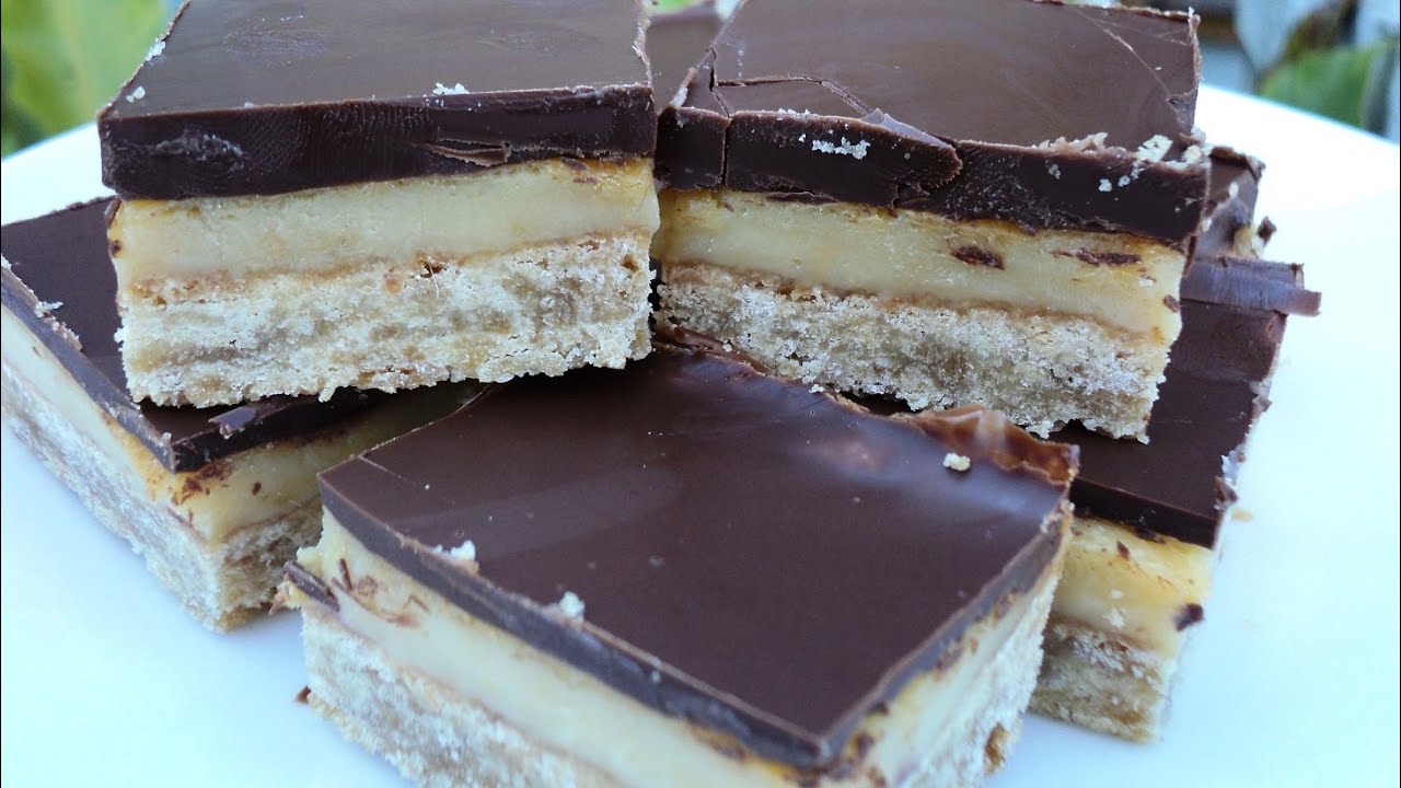 CHOCOLATE CARAMEL SLICE RECIPE