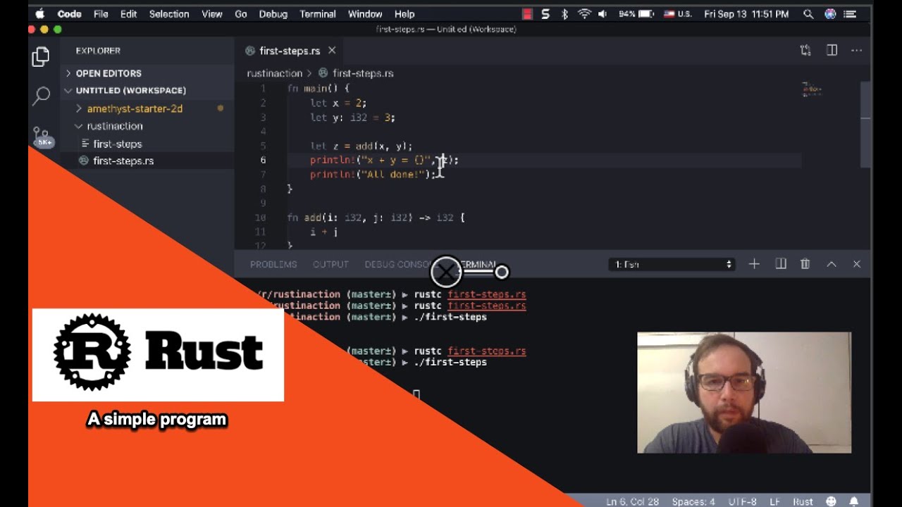 Rust language in action, 1
