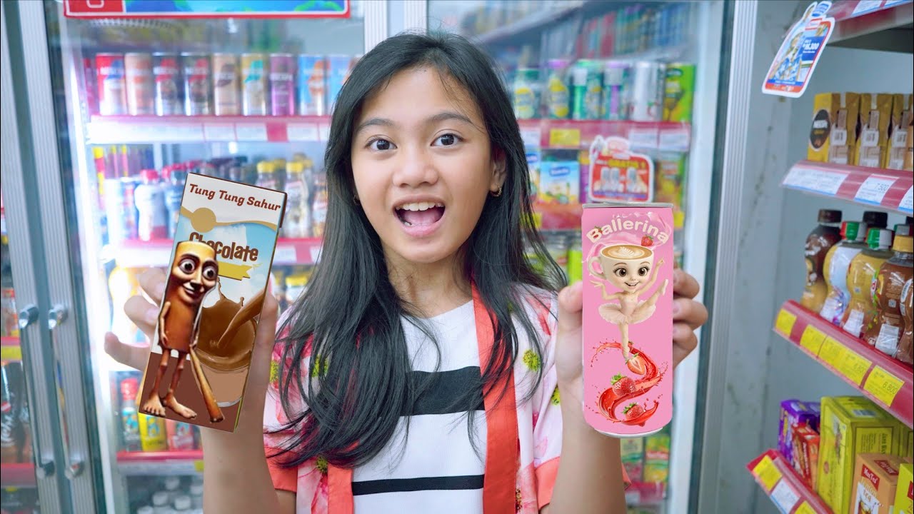 SALSA BELI MINUMAN ANOMALI 😱 BALLERINA CAPUCINA DAN SUSU TUNG TUNG SAHUR 