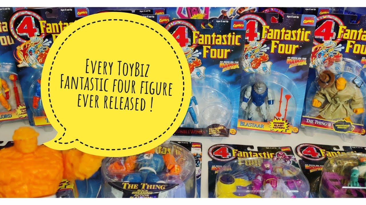 Fantastic four every 5inc ToyBiz figure ever released #toybiz #fantasticfour #actionfigurereview