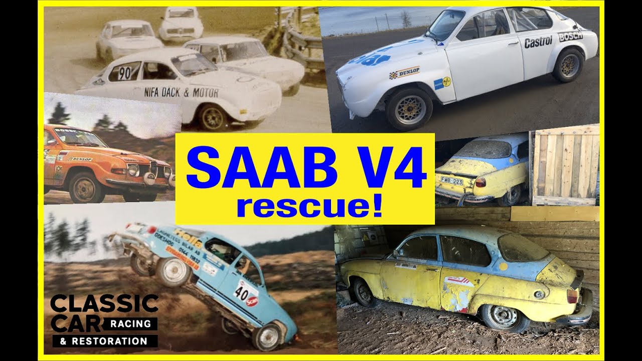 Rescued: Saab V4 rally & rallycross!
