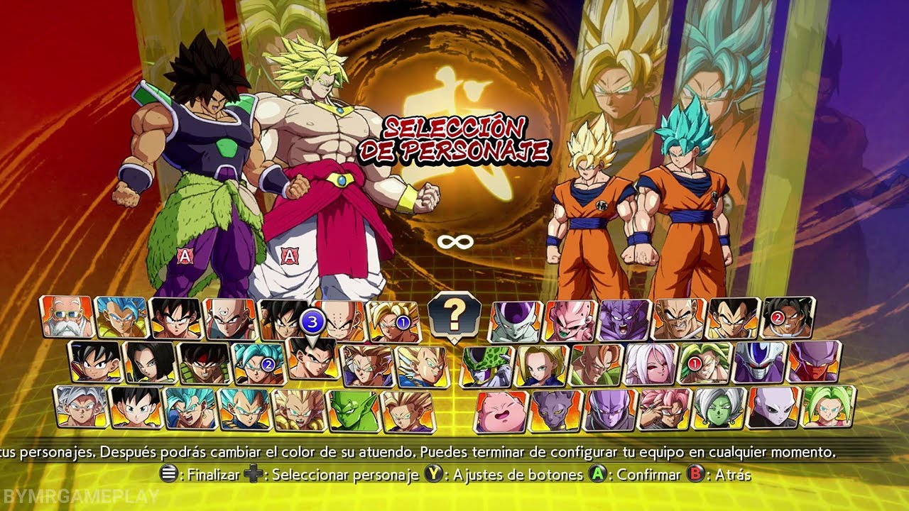 Dragon Ball FighterZ Goku vs Broly