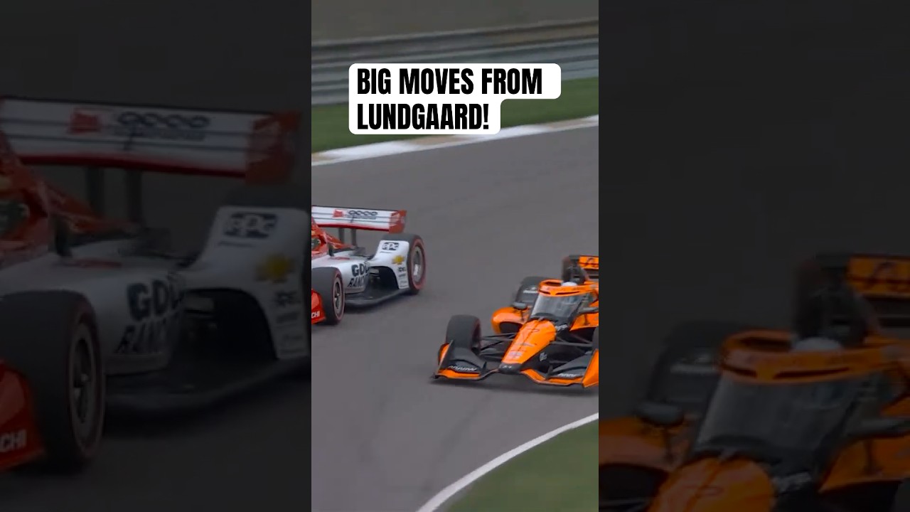 BRILLIANT from Christian Lundgaard! 👏 #indycar #racing #mclaren