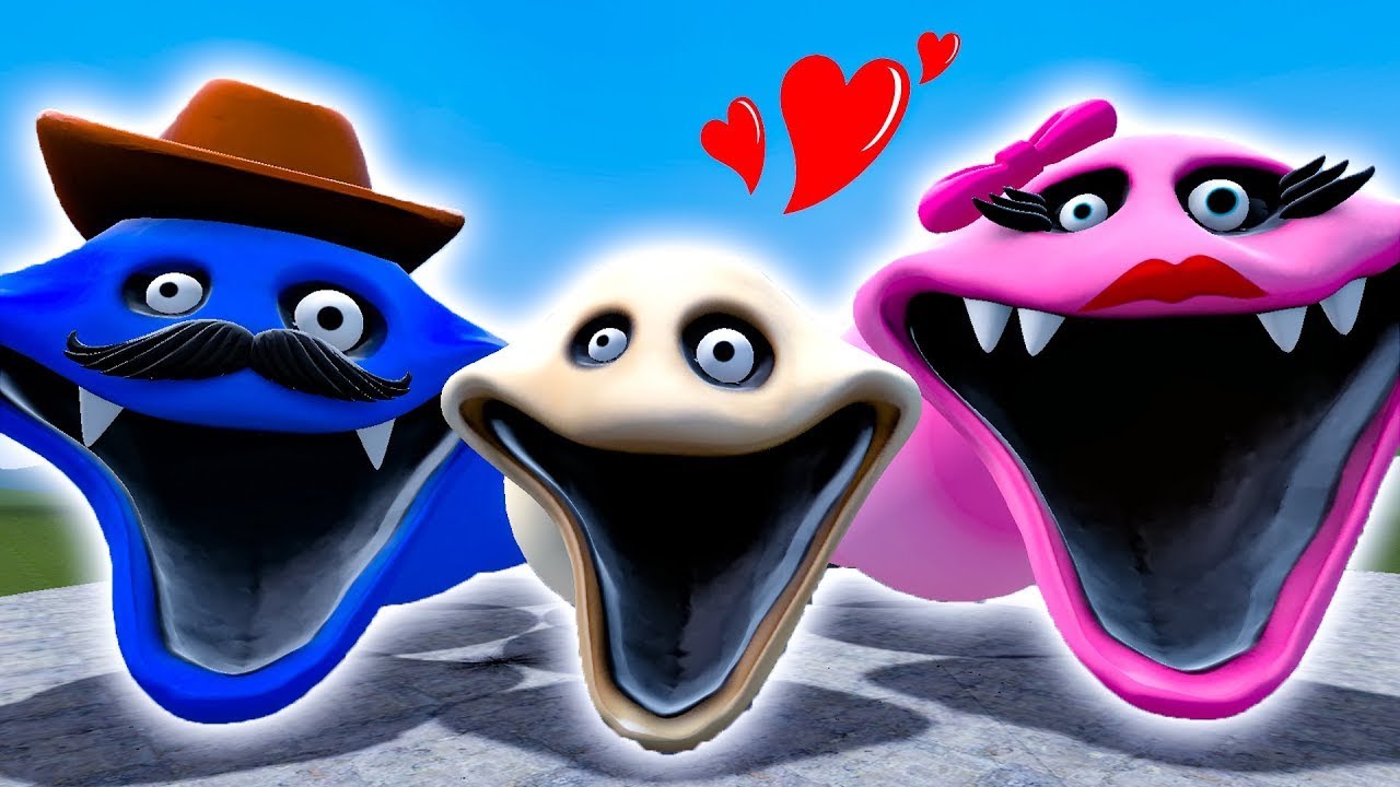 I MAD NEW ROBLOX HUNGRY WORM SNAKE LOVE STORY vs  OMNIDROID LIN GANG BOSS In Garry's Mod