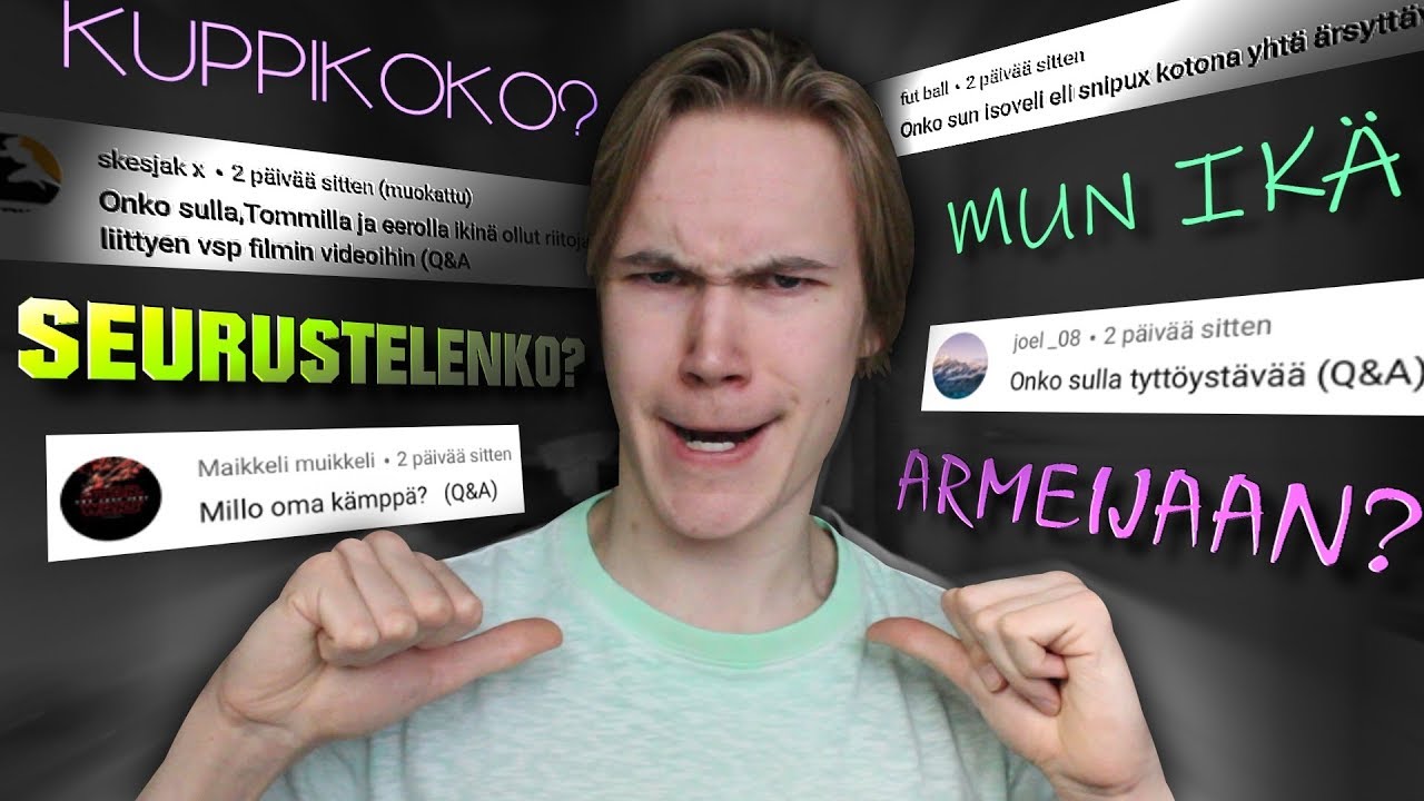 SEURUSTELENKO? MEENKÖ ARMEIJAAN? - Q&A