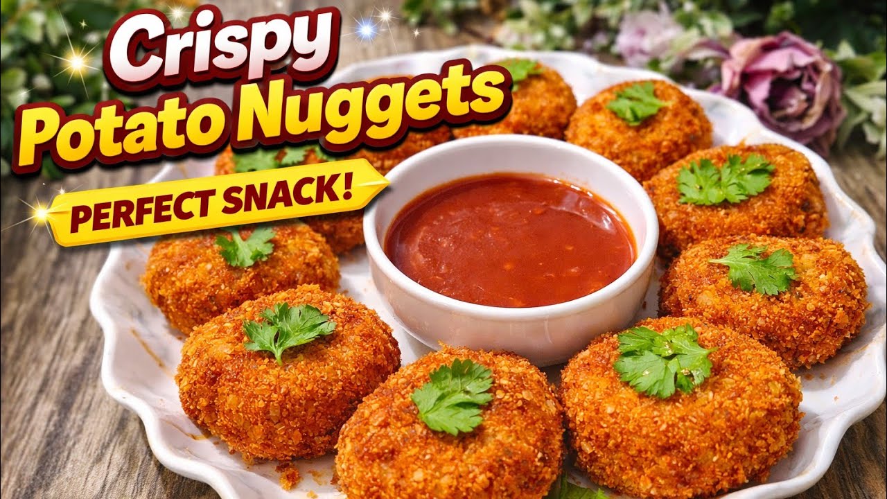 Homemade Aloo Nuggets | Crunchy Outside Soft Inside 