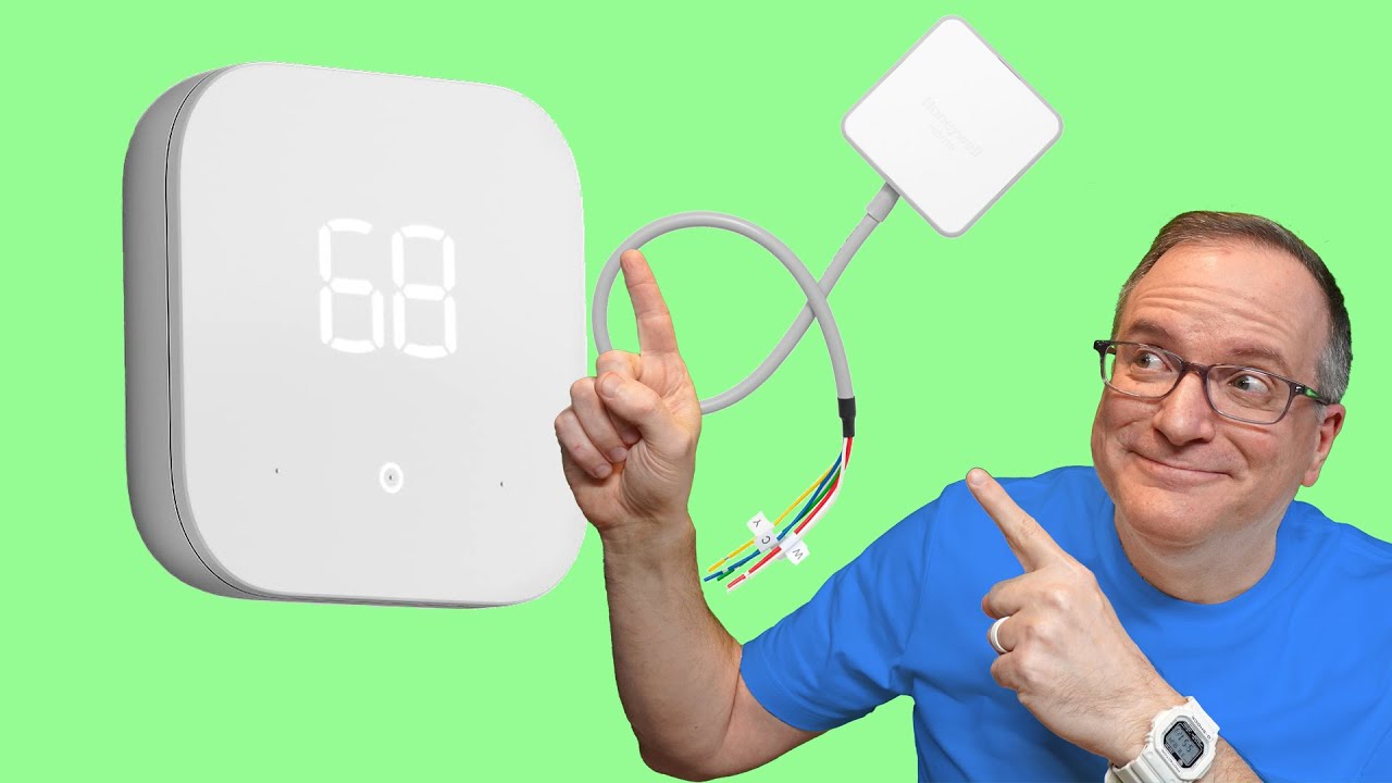 Установите Amazon Smart Thermostat + C-Wire (менее 4 минут!)