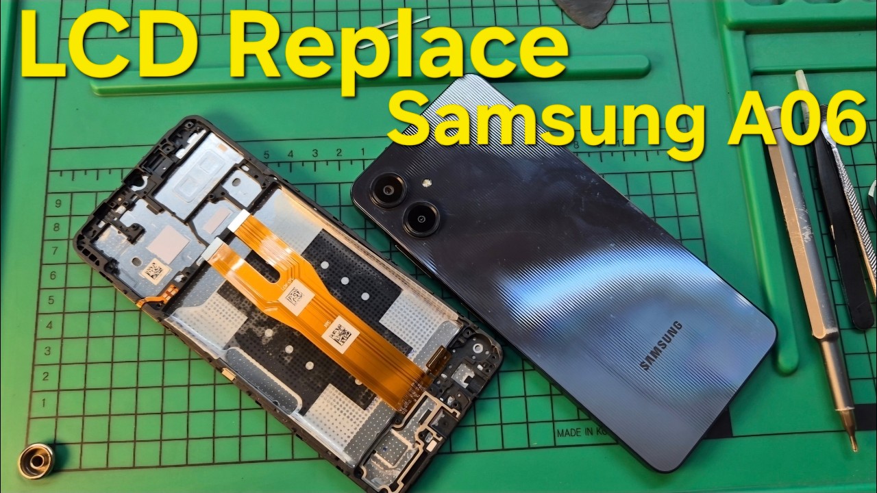 Samsung Galaxy A06 Blank Screen Repair | LCD Display Fix Step by Step