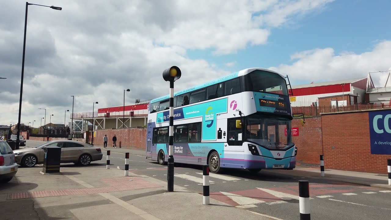 Sheffield Train Station to Sheffield United Stadium Walk