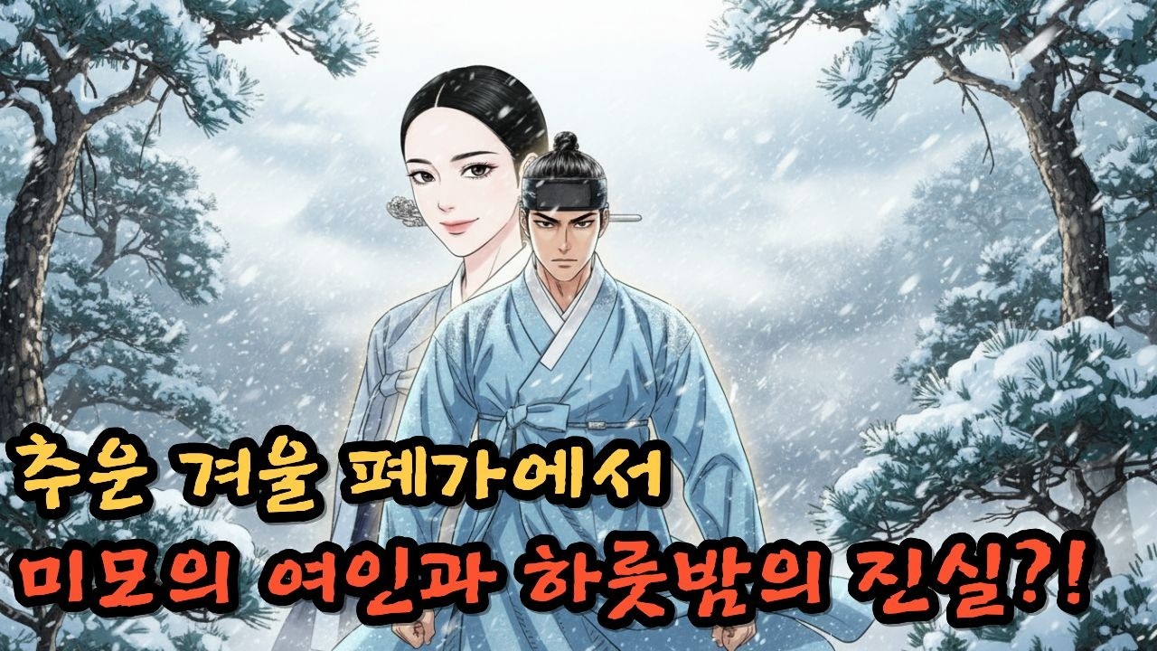 추운 겨울 폐가에서 미모의 여인과 하룻밤의 진실?!  | 야담 옛날이야기 오디오북 전설 민담 사연