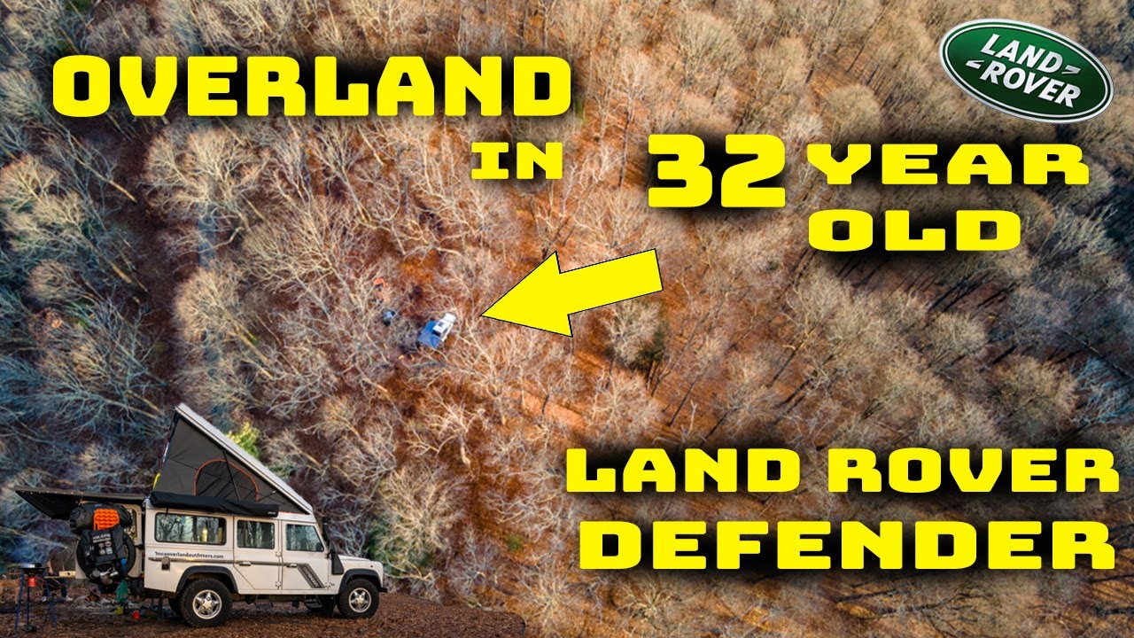 Overlanding in 32 year old Land Rover Defender [🚨Must see] @MorimotoLighting
