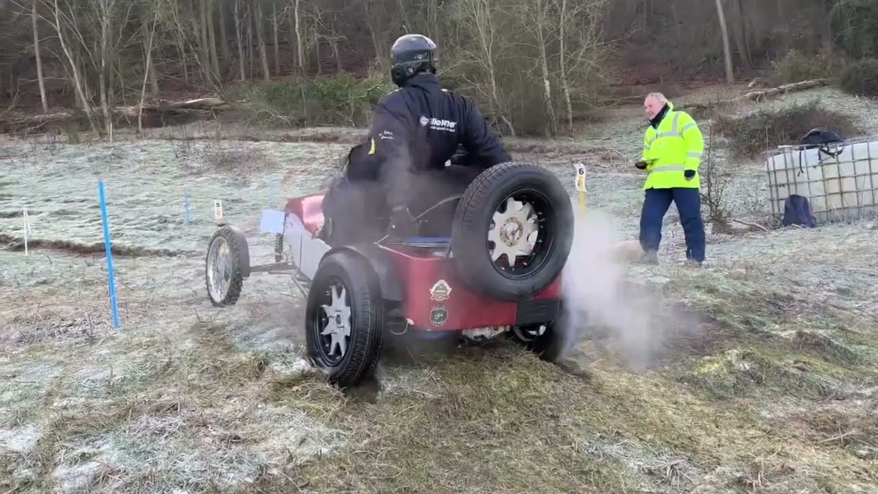 No need for speed! Vintage sports cars compete in Blue Ribband trials event