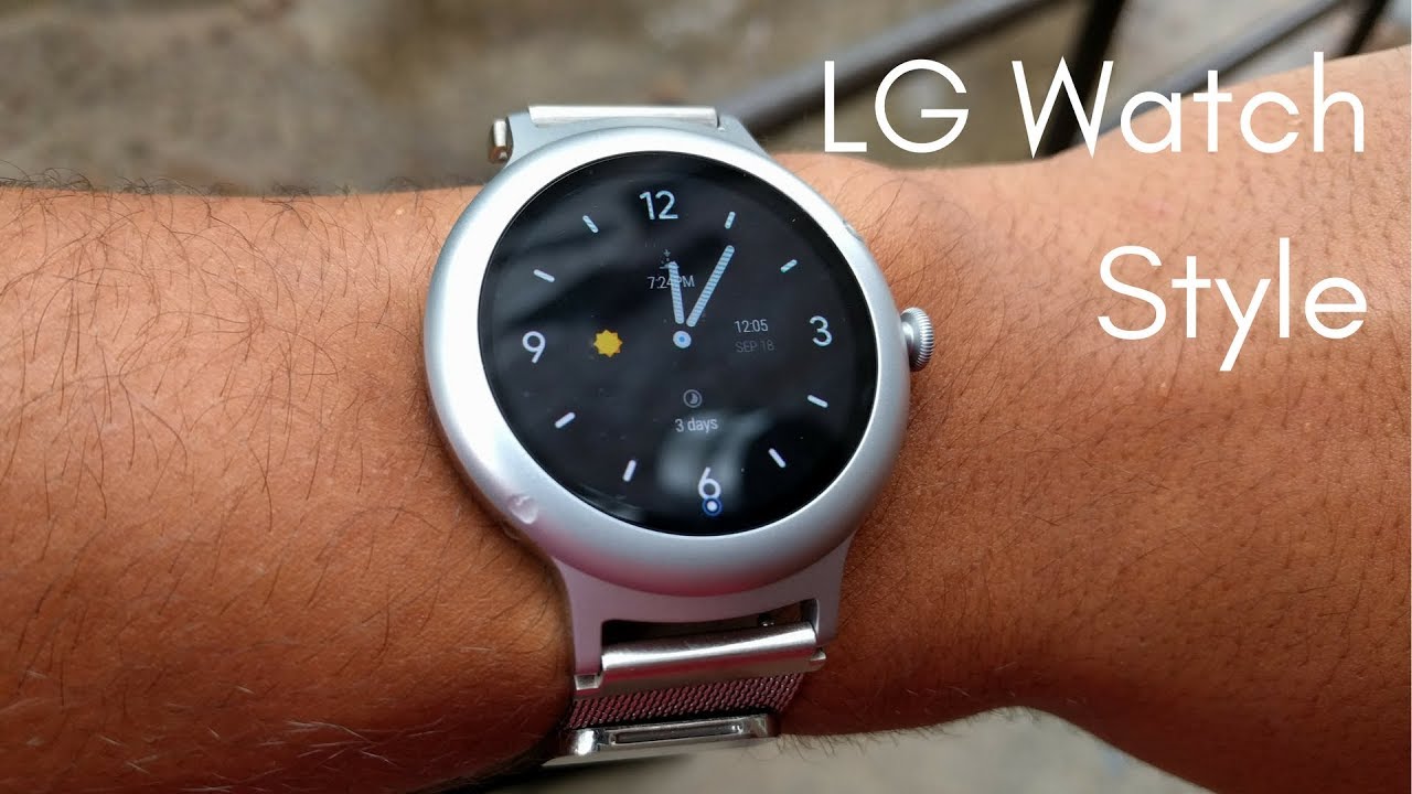LG Watch Style: The Thinnest Android Wear Ever Made