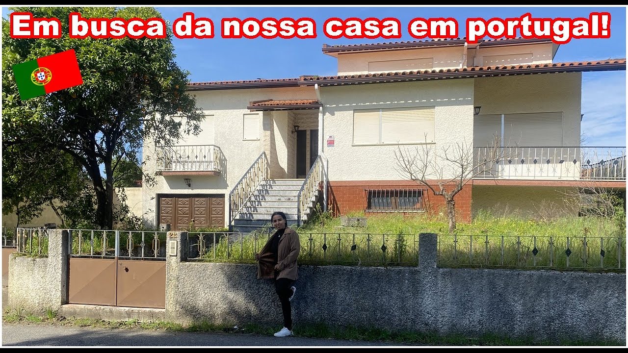 CASA ABANDONADA PARA COMPRAR EM PORTUGAL🇵🇹/ Essa e linda 😍/ Em busca da nossa casa própria🙏🏽