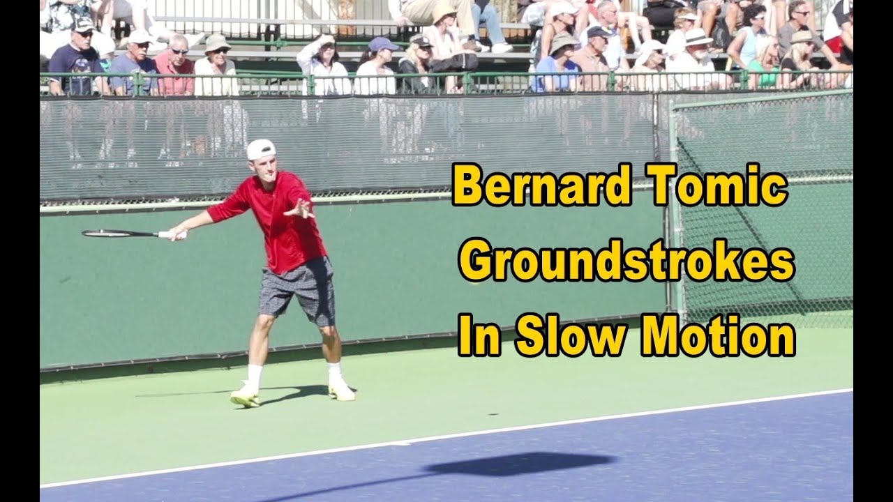 Bernard Tomic Groundstrokes In Slow Motion