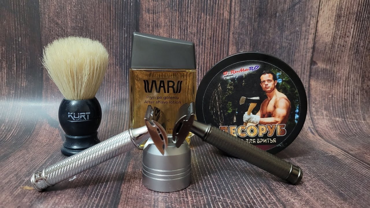 Вновь китай vs. Muehle R89, кабан Kurt, лезвие Спутник, мыло Лесоруб (Rumaro), лосьон Wars Classic