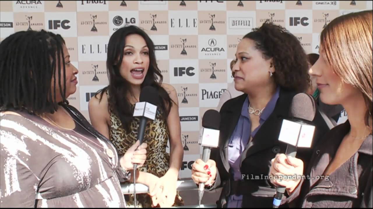 Rosario Dawson interview at the 2011 Film Independent Spirit Awards Live Arrivals Show