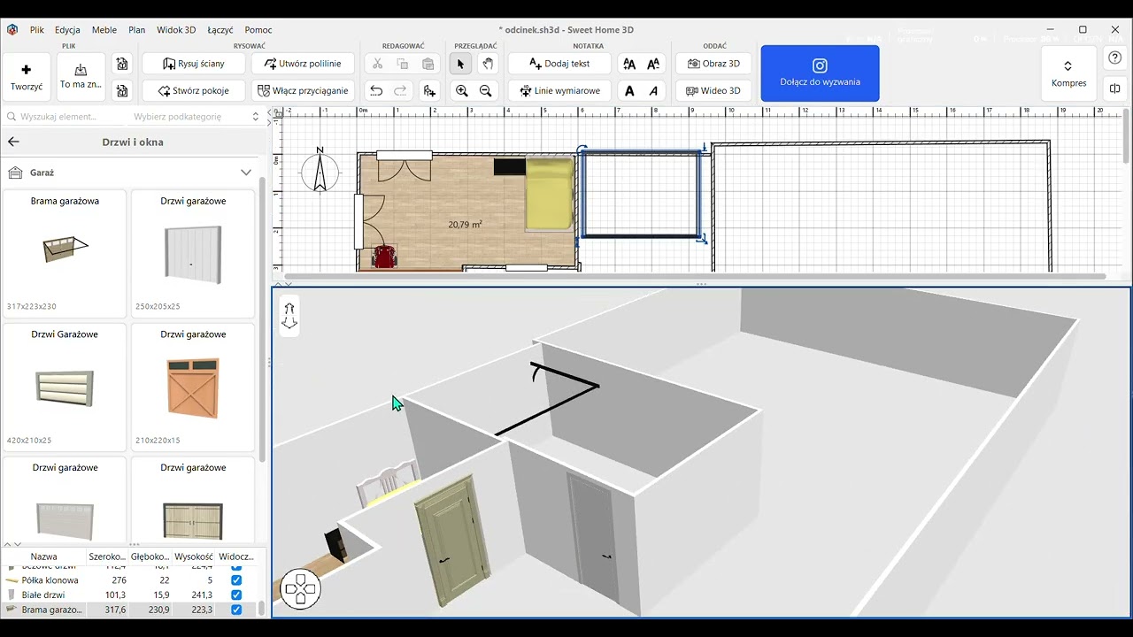Kontynuacja projektowania domu #2