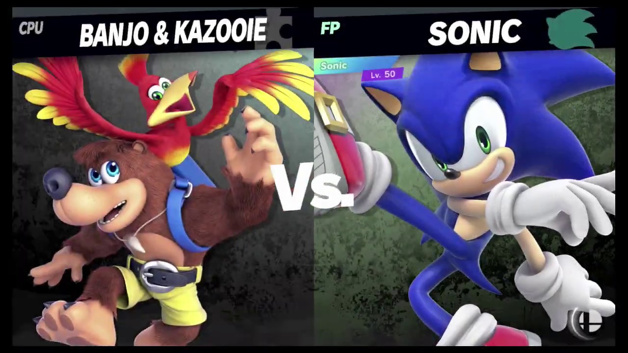 Super Smash Bros Ultimate Amiibo Fights – Request #12148 Banjo vs Sonic