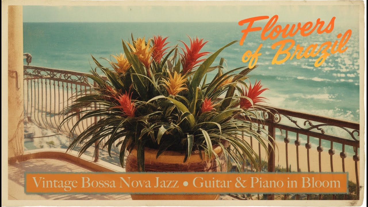 Gentle Lo-Fi Bossa Nova Jazz &ndash; Brazilian Garden Caf&eacute; for Work & Relax | Flowers of Brazil &ndash; Brom&eacute;lia