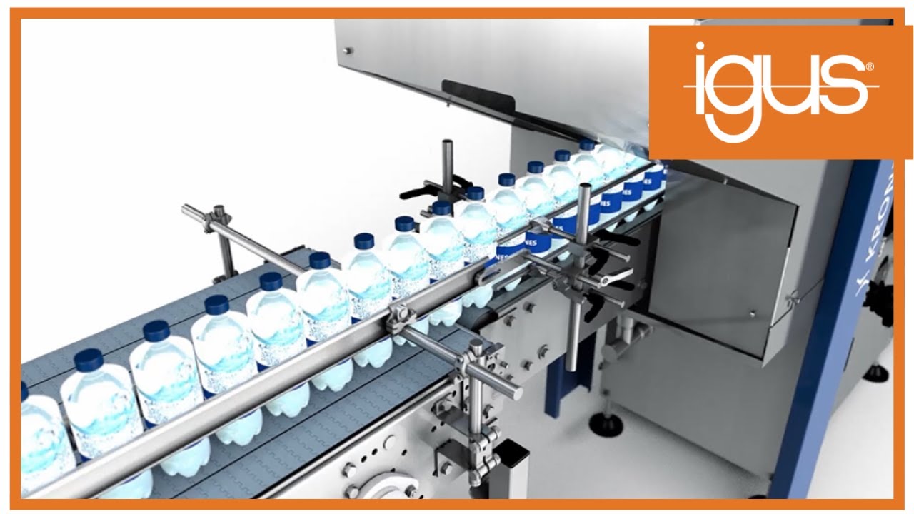 KRONES sleevematic TS - componentes igus® na indústria de embalagens