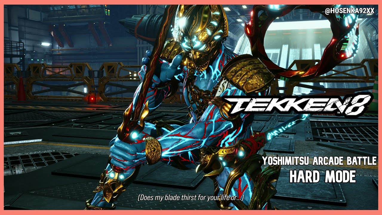 TEKKEN 8-Yoshimitsu Arcade Battle (HARD MODE) (No Commentary) (2) #tekken8