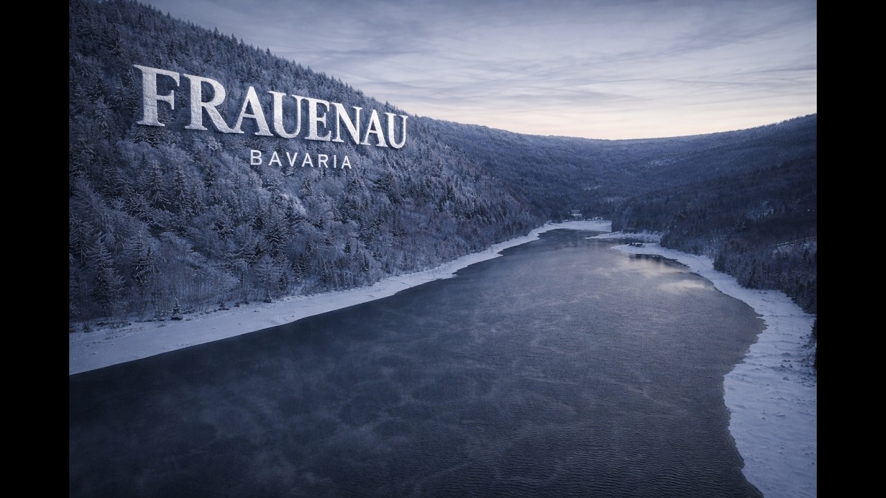 Frauenau Bavaria ❄️ Frozen Winter Morning at -19°C | Snowy Forest Magic from Drone View.