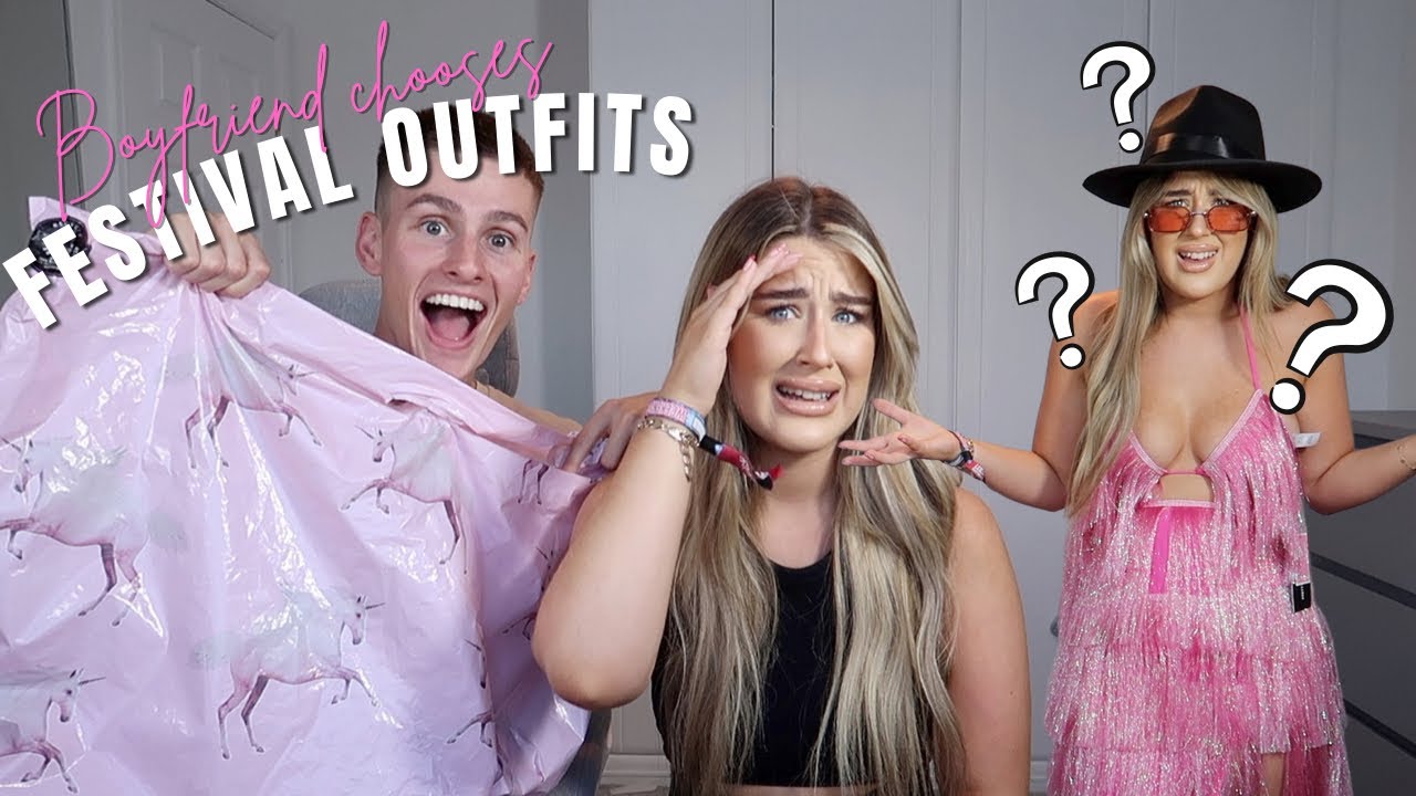 Boyfriend Chooses My Festival Outfits *DISASTER*