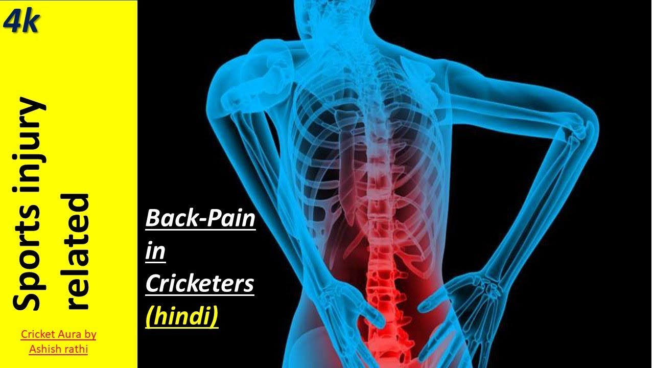 BACK-PAIN in cricketers? (hindi)