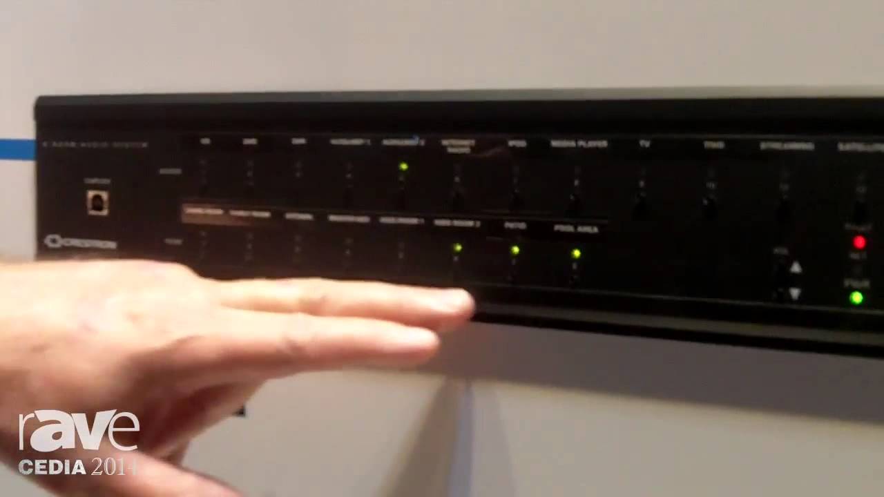 CEDIA 2014: Crestron Explains the CEN-NSP1 Network Streamer and C2N-AMP-6X100 Amplifier