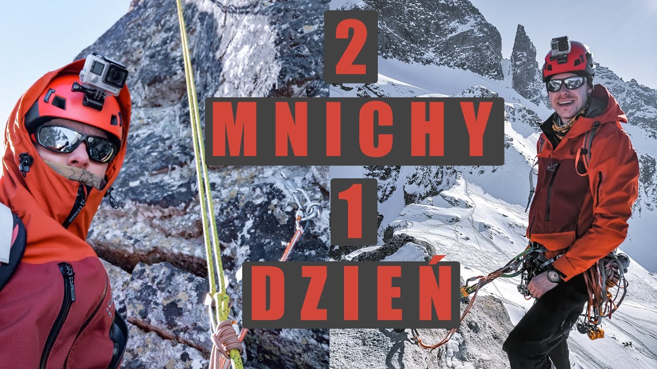 TATRY ZIMĄ - Wspinaczka solo na Mnicha i Zadniego Mnicha