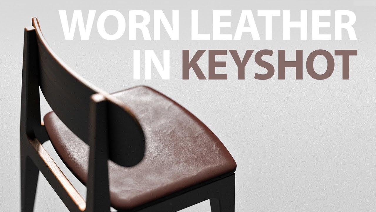 Keyshot: Worn Leather with Creases Tutorial
