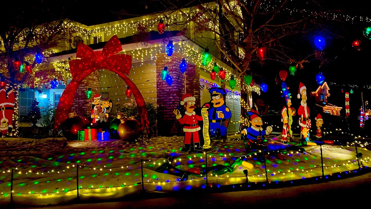 Best Neighborhood Christmas Light Displays and Holiday Lights in Wake Field Santa Clarita California